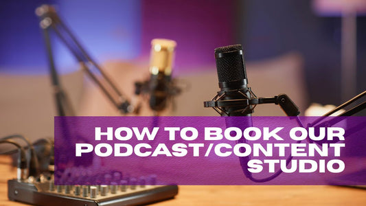How to Book Our Podcast/Content Studio in Whitby or Brampton