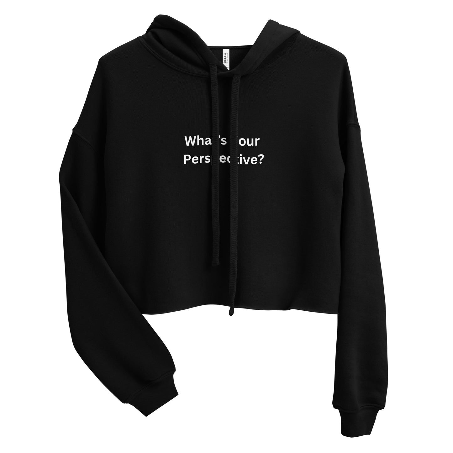 What's Your Perspective Crop Hoodie