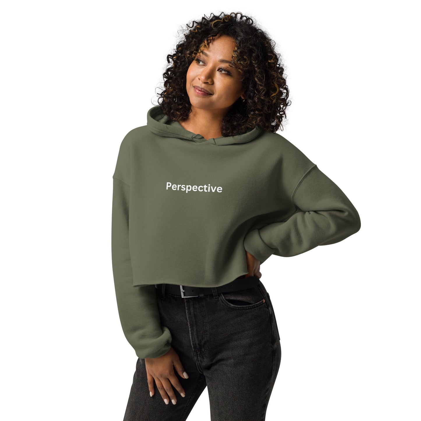 Perspective Crop Hoodie