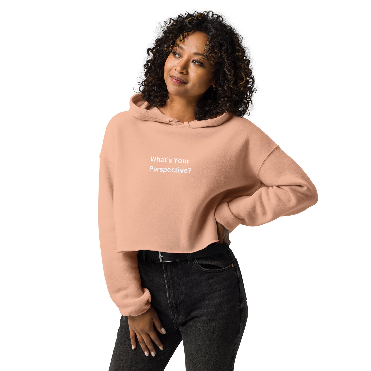 What's Your Perspective Crop Hoodie