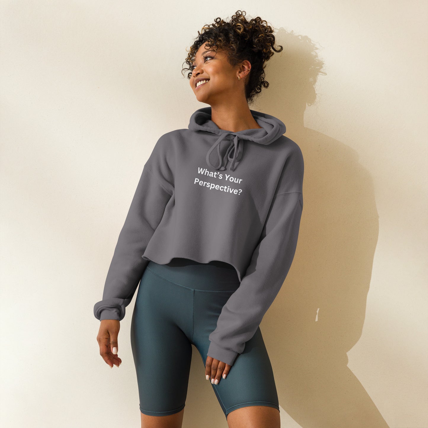 What's Your Perspective Crop Hoodie